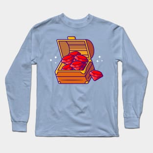 Diamond In Box Cartoon Long Sleeve T-Shirt